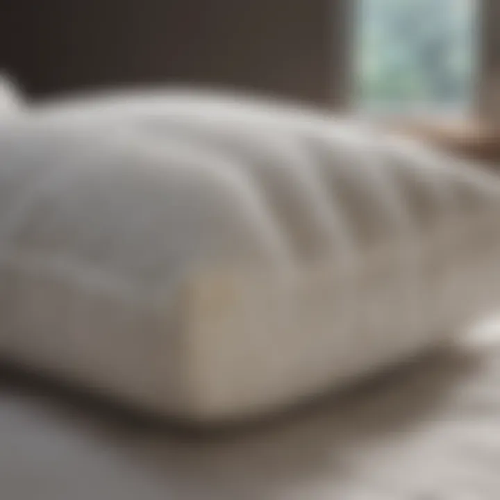 Hypoallergenic memory foam pillow designed for comfort