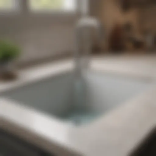 A modern water filter system installed under a kitchen sink
