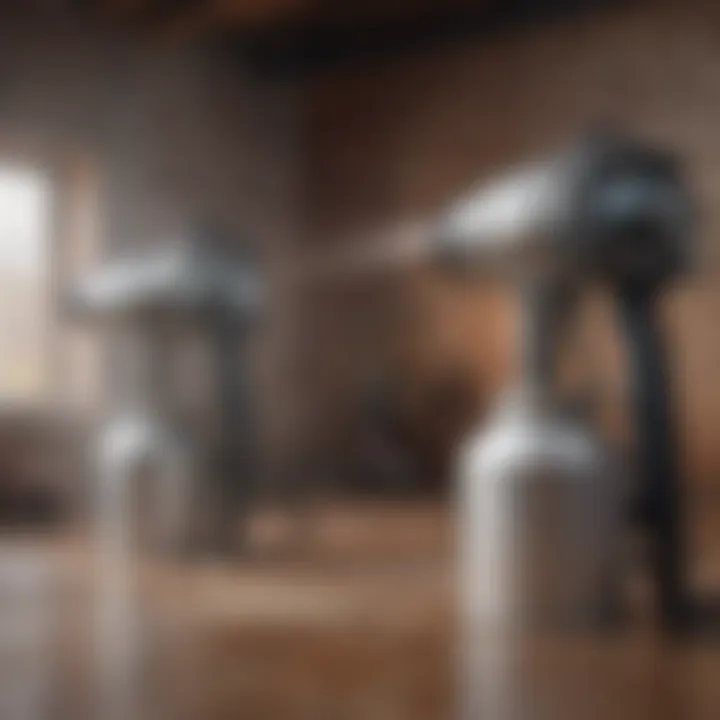 Comparison of airless and HVLP paint sprayers
