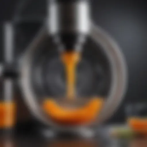 Centrifugal juicer showcasing its components