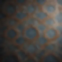 A close-up of intricate ceramic tile patterns showcasing modern design.