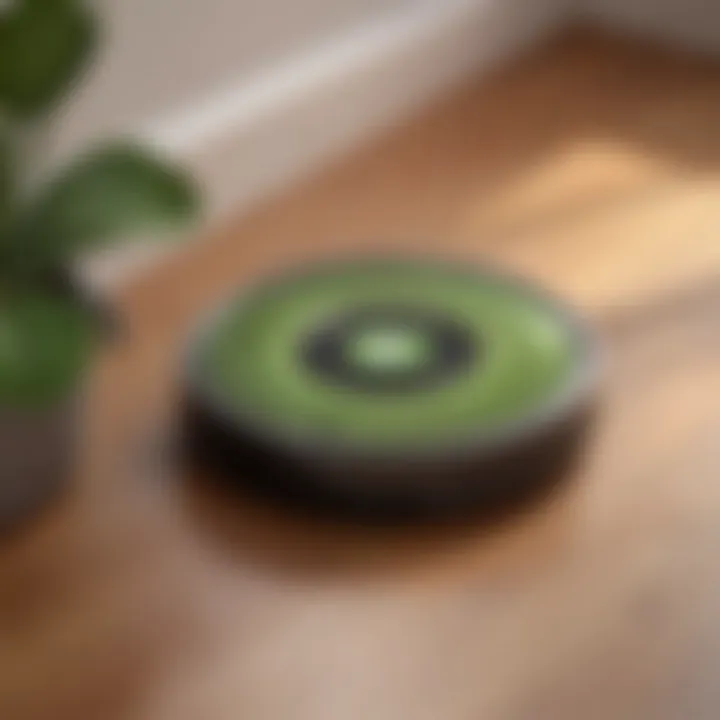 User interface of the latest Roomba app