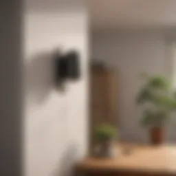 Modern wireless bell installation in a home