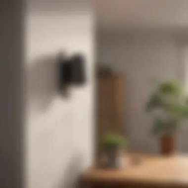 Modern wireless bell installation in a home