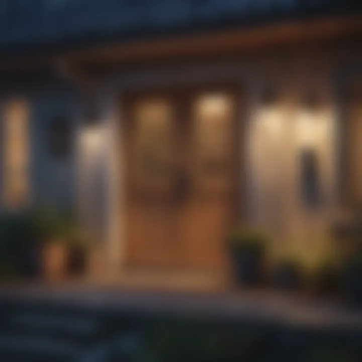 Wireless bell enhancing home security