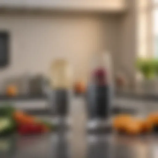 Nutribullet Bluetooth in a modern kitchen setting