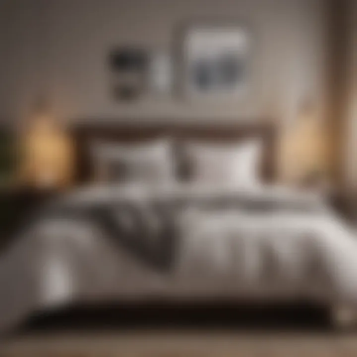 Cozy bedroom setting featuring soft, inviting sheets