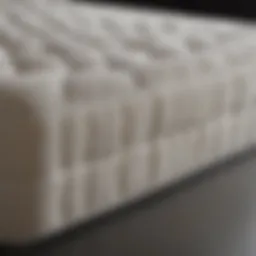 Luxury memory foam mattress showcasing comfort and support