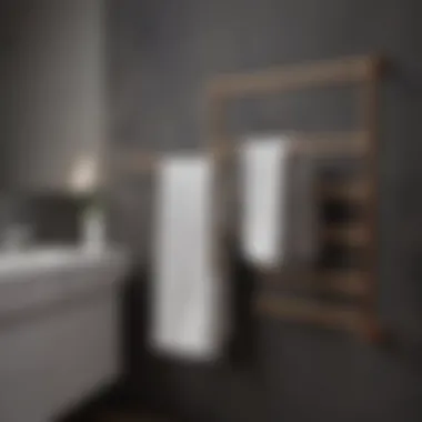 Stylish roll-up towel racks in various materials