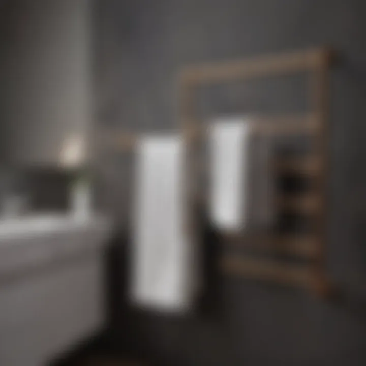 Stylish roll-up towel racks in various materials