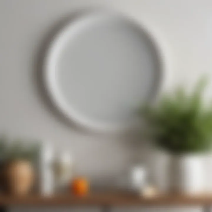 Artistic arrangement of farmhouse wall decor elements.