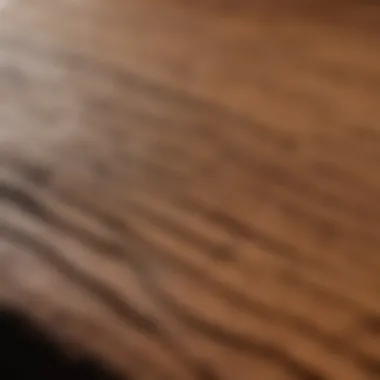 Close-up of premium wood grain showcasing natural textures