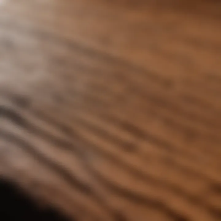 Close-up of premium wood grain showcasing natural textures