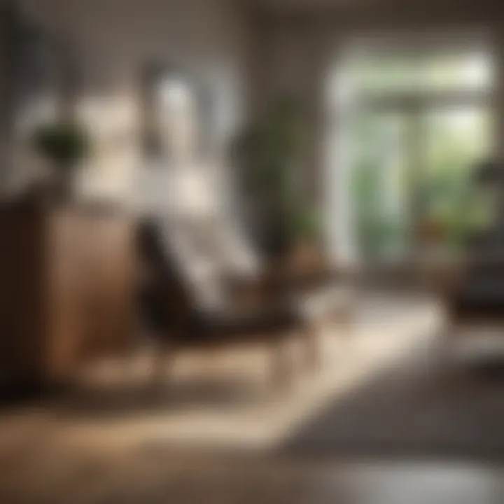 An expert examining furniture for quality and value