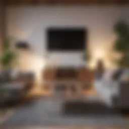A beautifully arranged living room showcasing affordable furniture