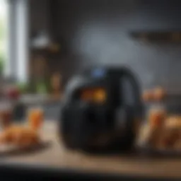 Ninja Dual Air Fryer showcasing its sleek design and features