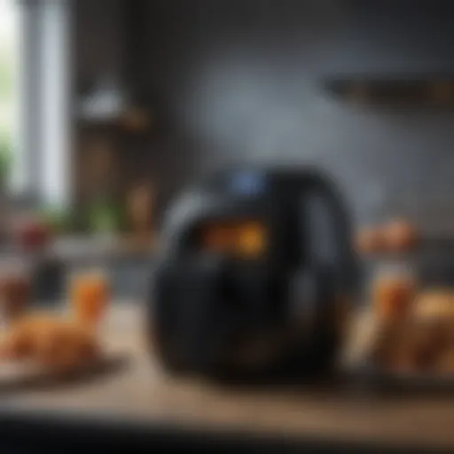 Ninja Dual Air Fryer showcasing its sleek design and features