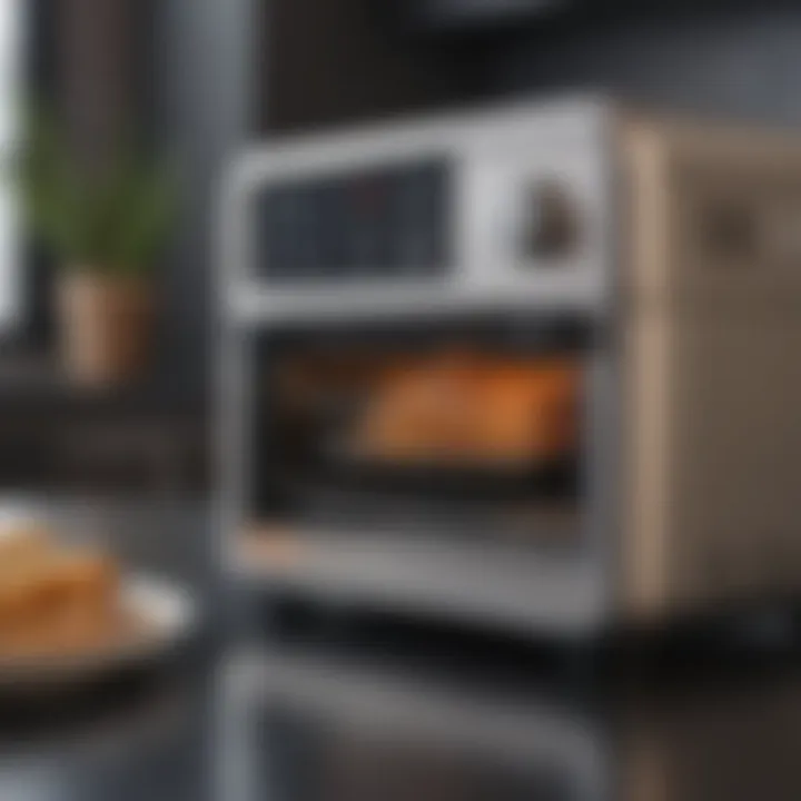 Comparison chart of Breville Air Fryer Toaster Oven and similar models