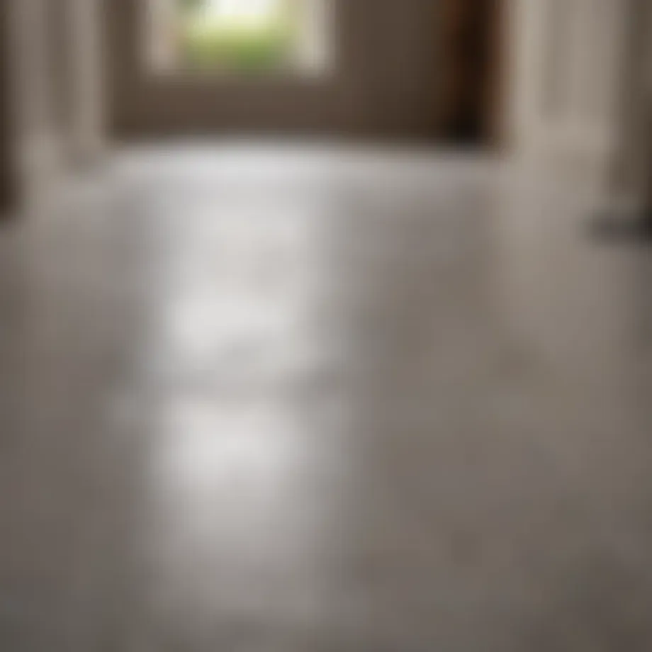 Preparation of the floor surface before tiling