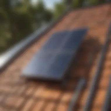 A solar panel system integrated with a heating solution for energy efficiency