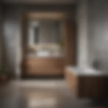 Trendy bathroom cabinetry that reflects current design trends and elevates home value