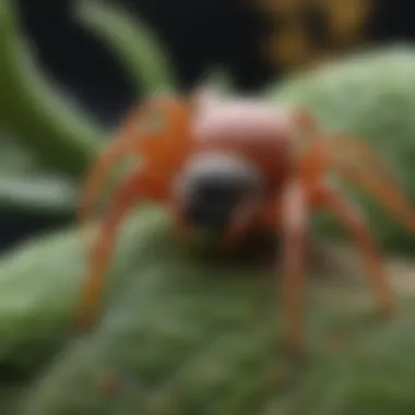 Spider mites on a succulent