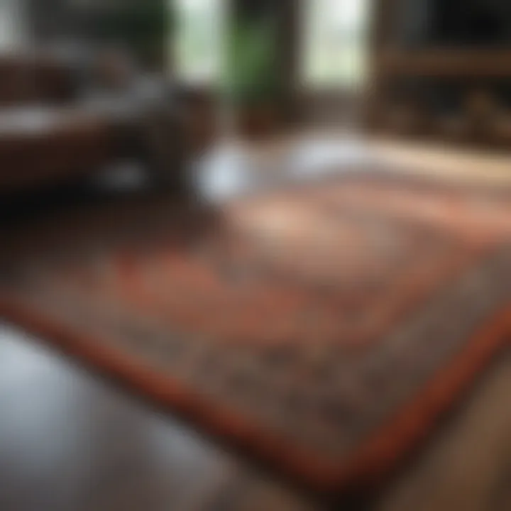 Measuring a space for the perfect rug size