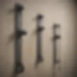 Diagram showcasing different types of wall anchors suitable for heavy pictures
