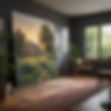 Demonstration of an effective painting technique on a house