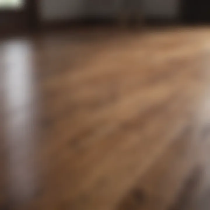 Applying finish to newly sanded wood floors