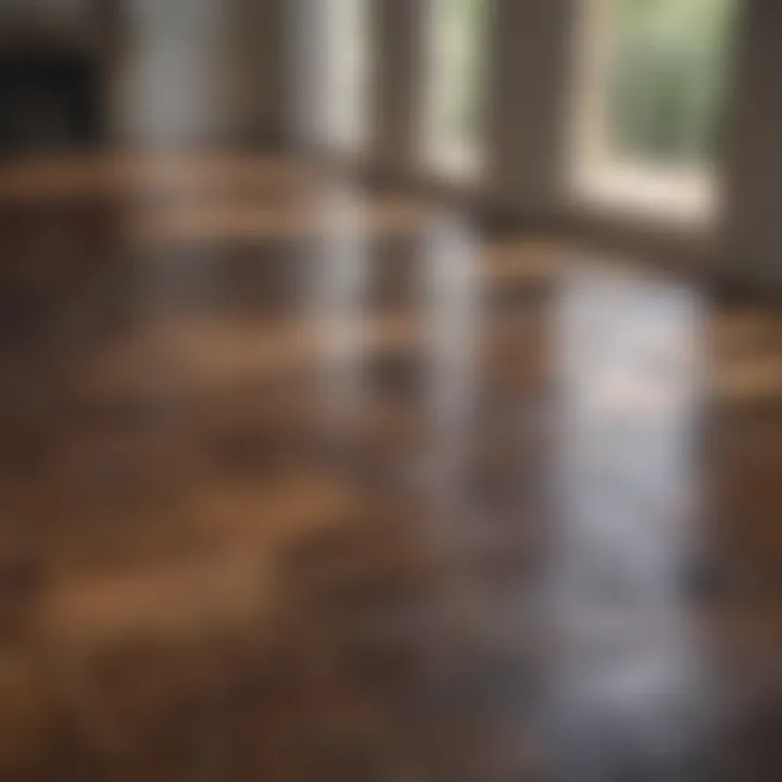 Assessing the condition of old wood floors