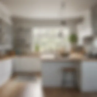 Bright and Inviting Coastal Kitchen Stylish coastal kitchen with open layout