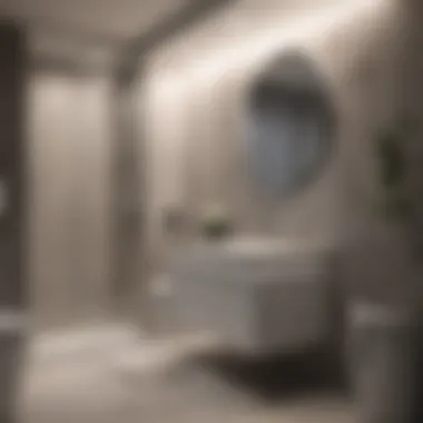 Functional fixtures for enhanced usability Compact fixtures maximizing functionality in a small bath