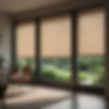Chic Roller Shades Complementing Modern Design Stylish roller shades for modern interiors