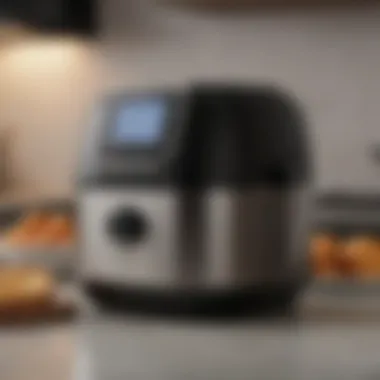 User-friendly control panel of the Instant Pot Pro Air Fryer Lid