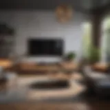 A beautifully arranged small living room showcasing multifunctional furniture