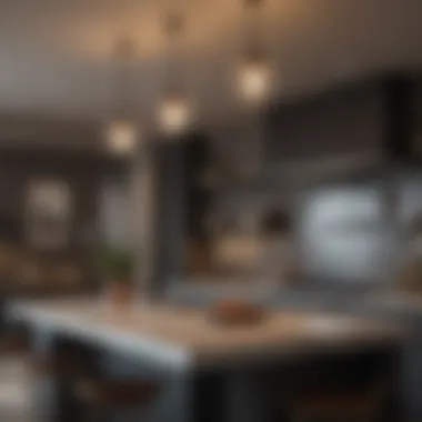 Stylish Pendant Lighting for Kitchen Islands Elegant pendant lights illuminating a modern kitchen island