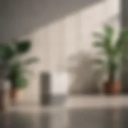 Sleek design of the Just for Better Space Air Purifier