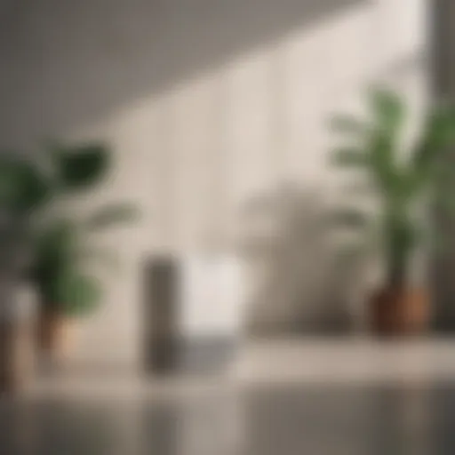 Sleek design of the Just for Better Space Air Purifier