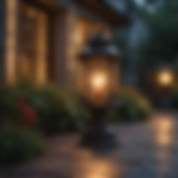 Safety tips for placing lanterns in outdoor environments