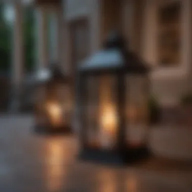 A variety of patio lantern styles showcasing unique designs and materials