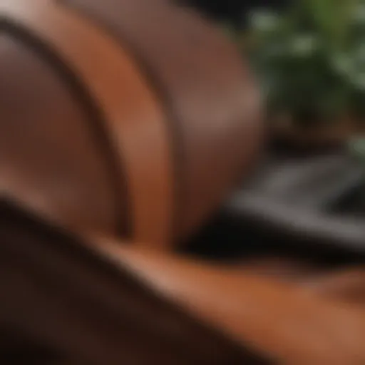 Variety of leather types including suede, nubuck, and full-grain