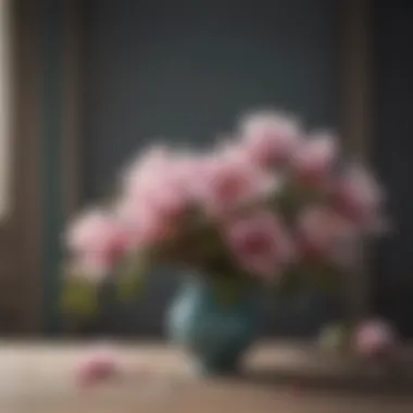 Color palette inspired by magnolia flowers