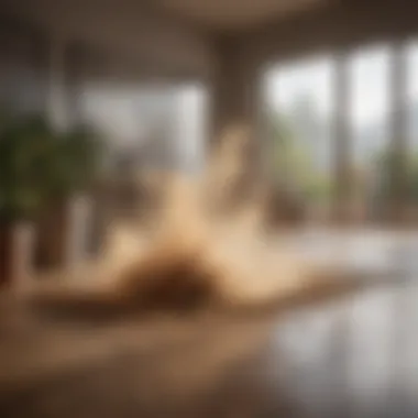Understanding Dust Accumulation Dust particles in a home environment