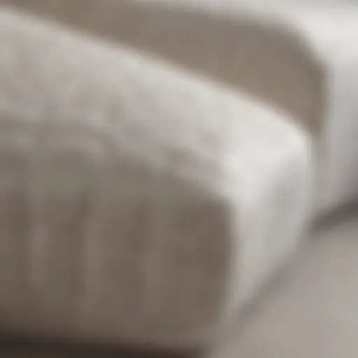 Close-up view of Nectar Mattress texture showing materials