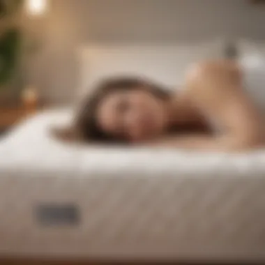 Illustration of a person sleeping comfortably on a Nectar Mattress