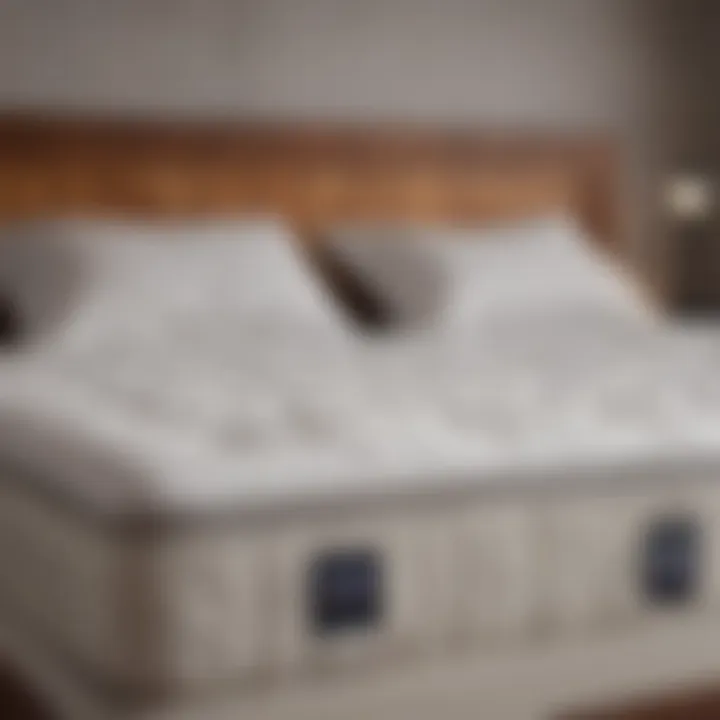 Graph comparing sleep quality before and after using Nectar Mattress