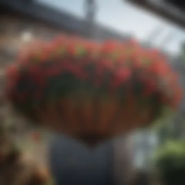 Maintenance guide for hanging basket plants