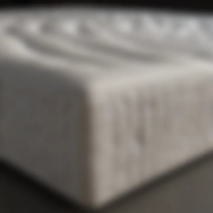 Latex mattress showcasing its durability and pressure relief
