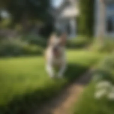 Creating a Pet-Friendly Lawn Pet enjoying a lush lawn